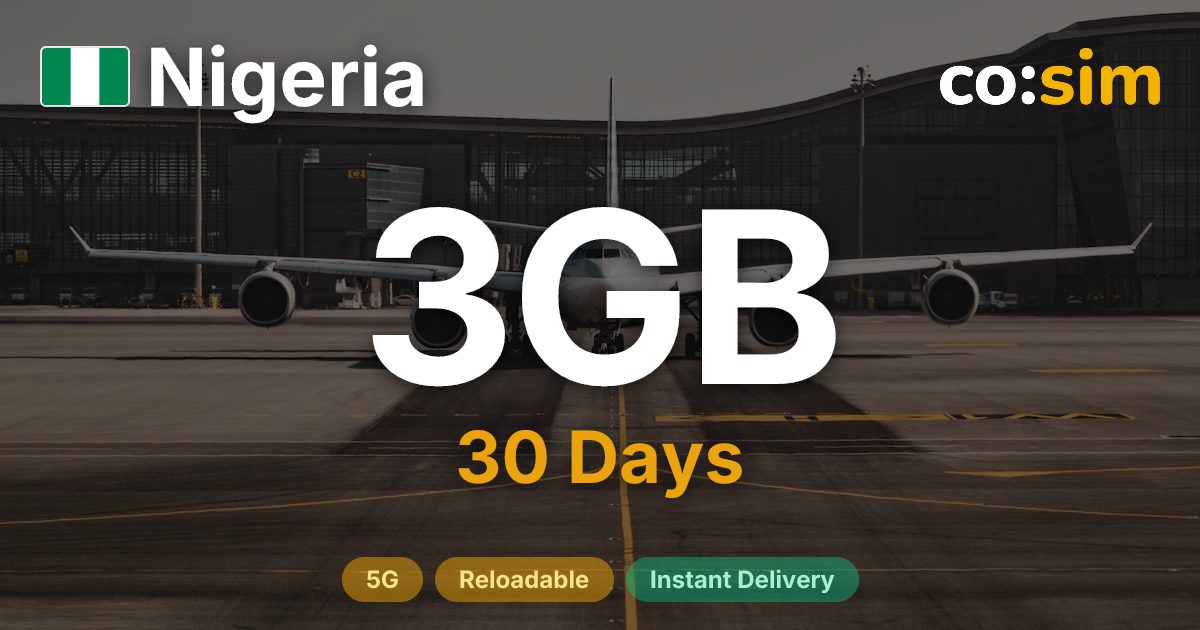 Nigeria eSIM — 3GB
