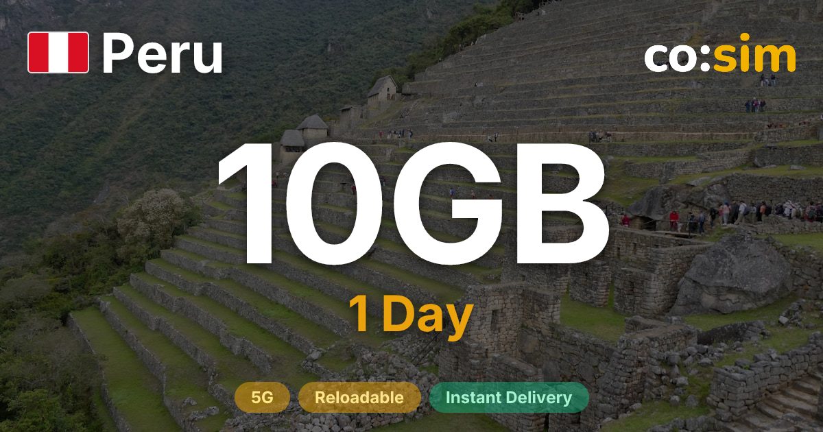 ペルー eSIM — 10GB+∞