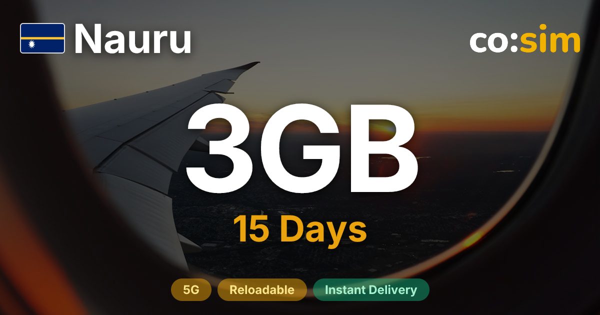 Nauru eSIM — 3GB