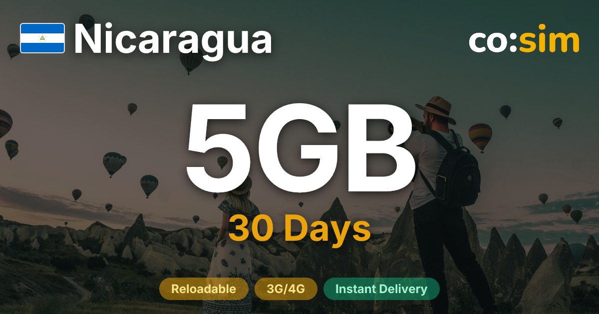 Nicaragua eSIM — 5GB