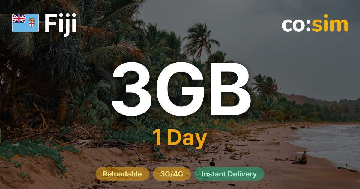 피지 eSIM — 3GB+∞