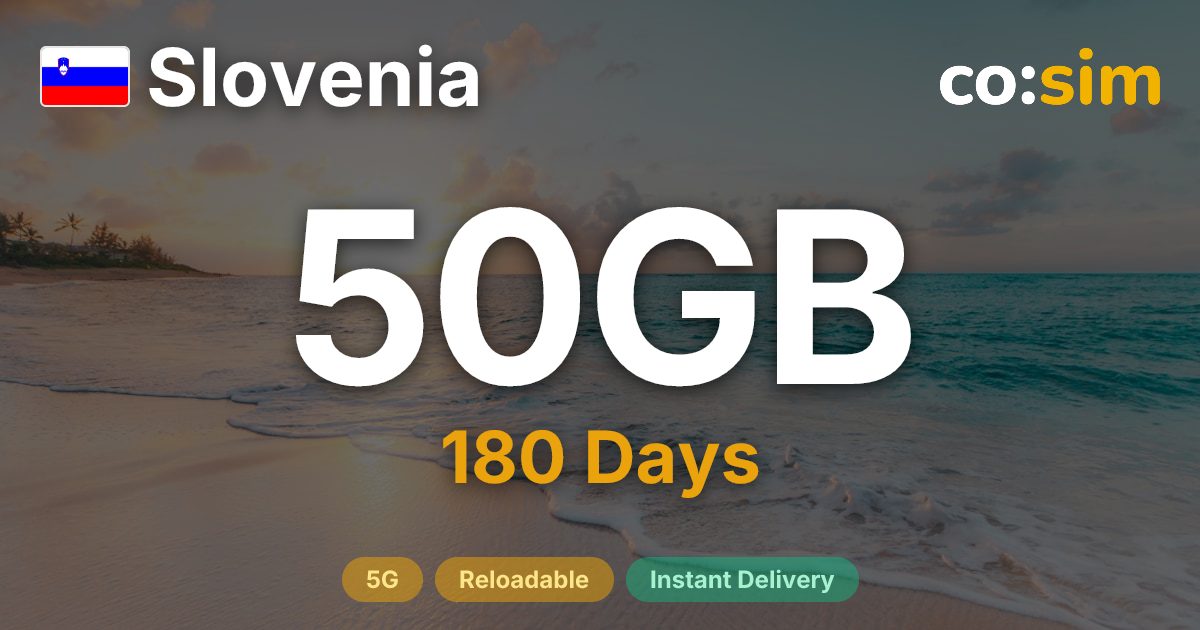 Slovenia eSIM — 50GB