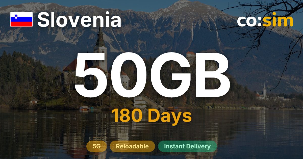 Slovenia eSIM — 50GB