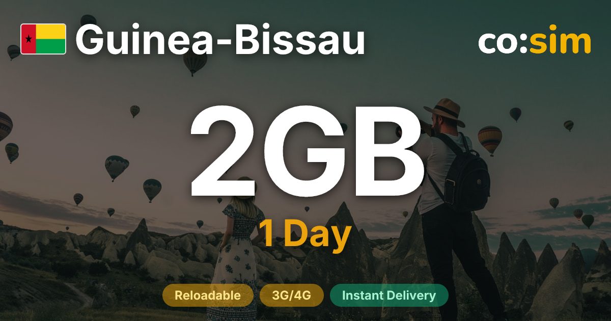 Guinée-Bissau eSIM — 2GB+∞