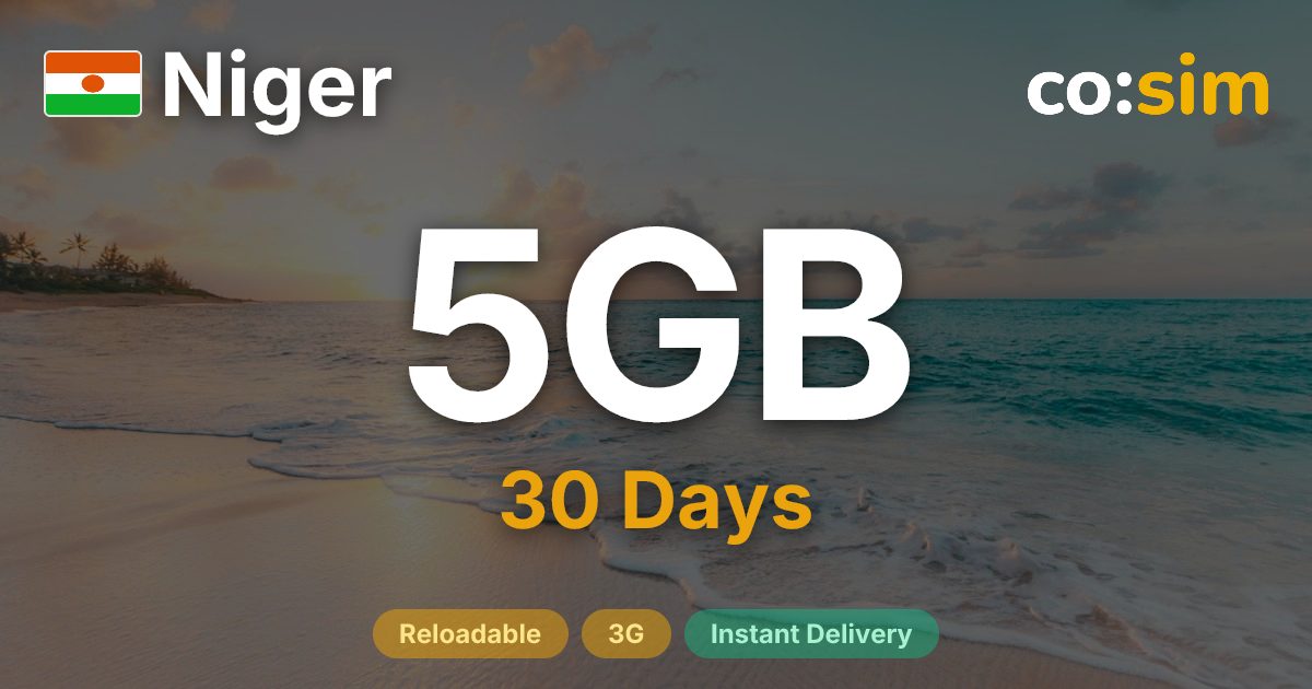 Niger eSIM — 5GB