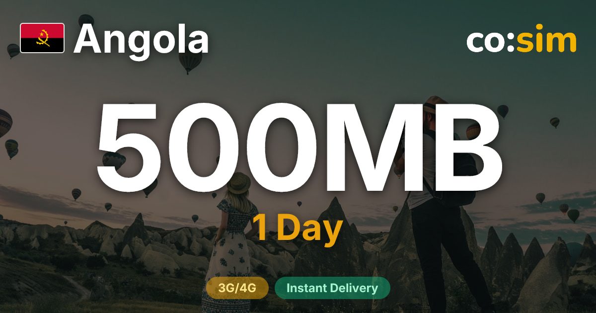 앙골라 eSIM — 500MB+∞