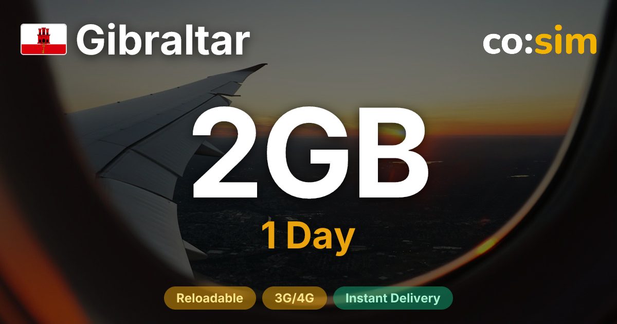 Gibraltar eSIM — 2GB+∞