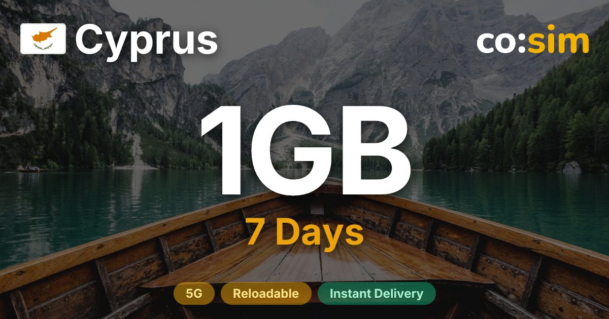 Cyprus eSIM — 1GB