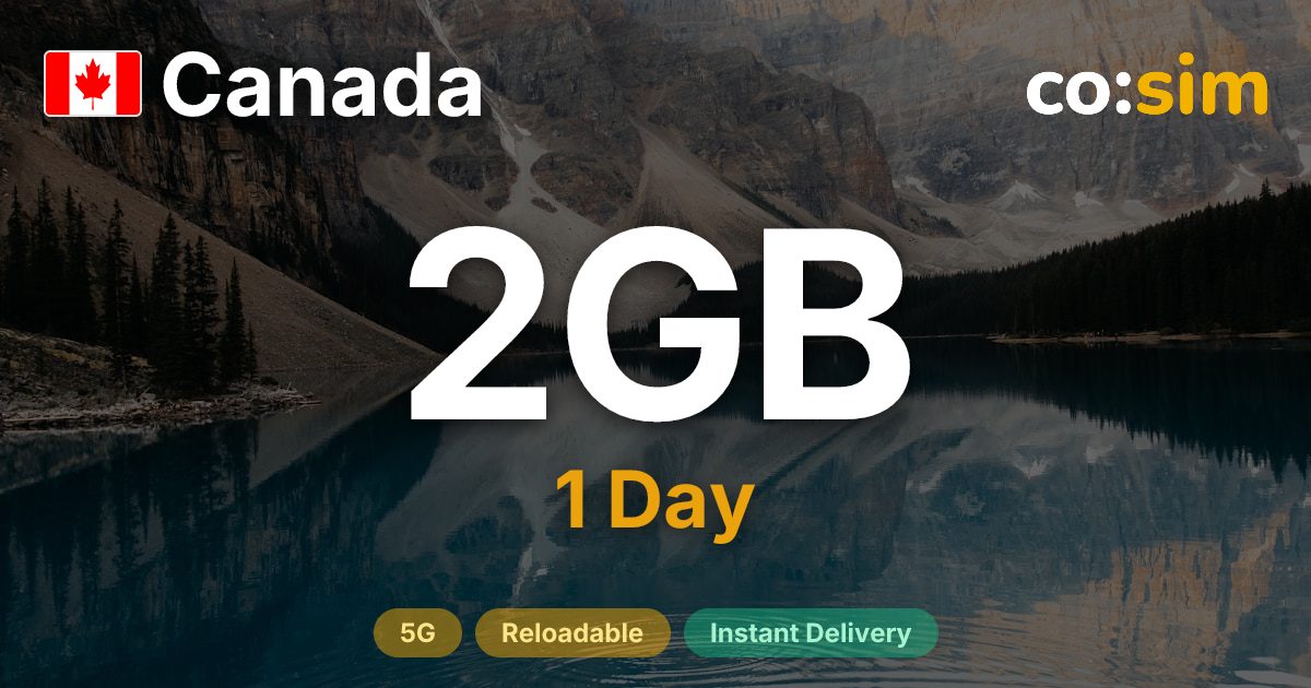 Canada eSIM — 2GB+∞