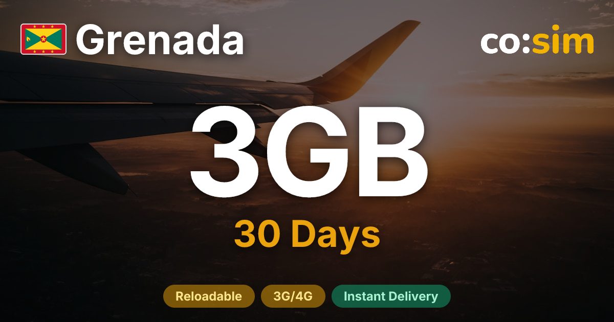 Grenada eSIM — 3GB