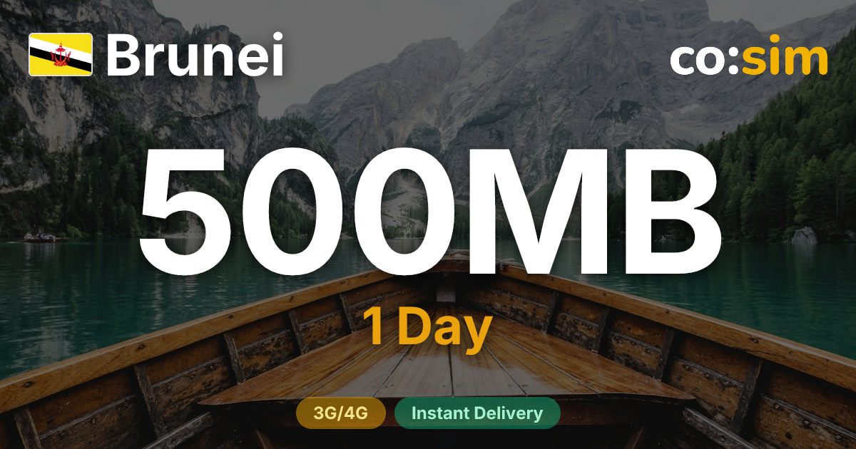 Brunei eSIM — 500MB+∞