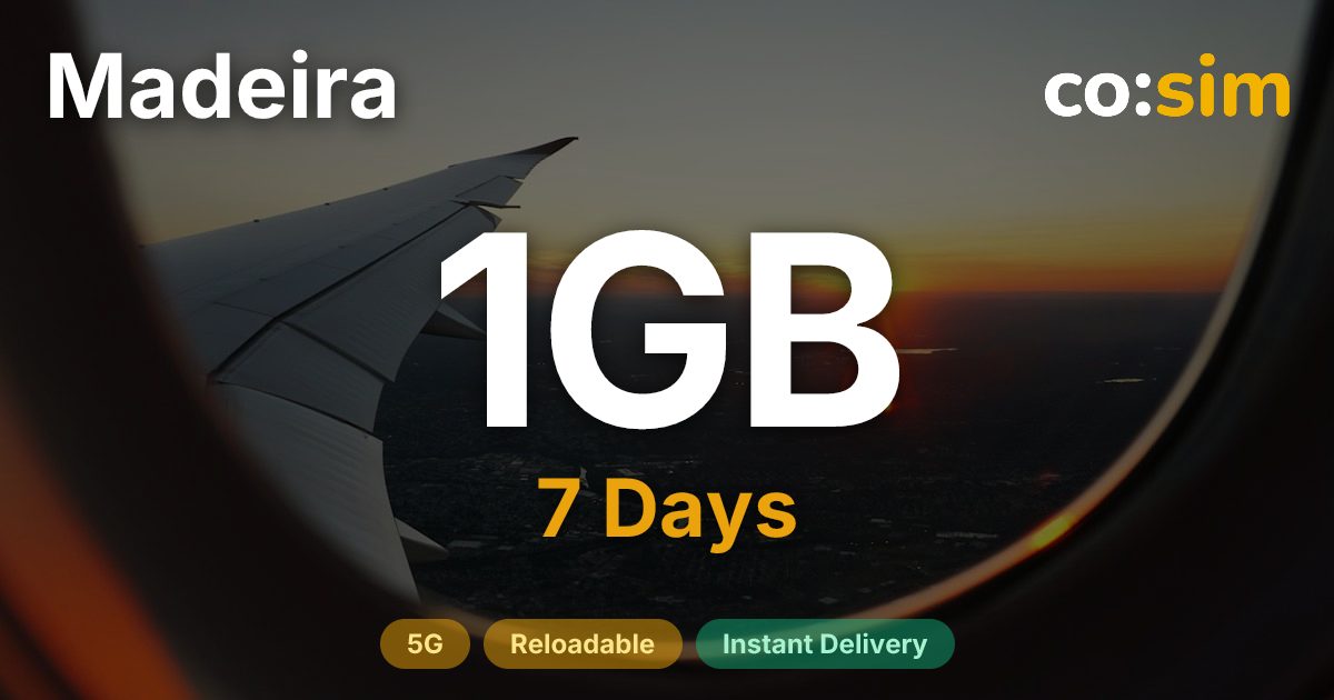 Madeira eSIM — 1GB