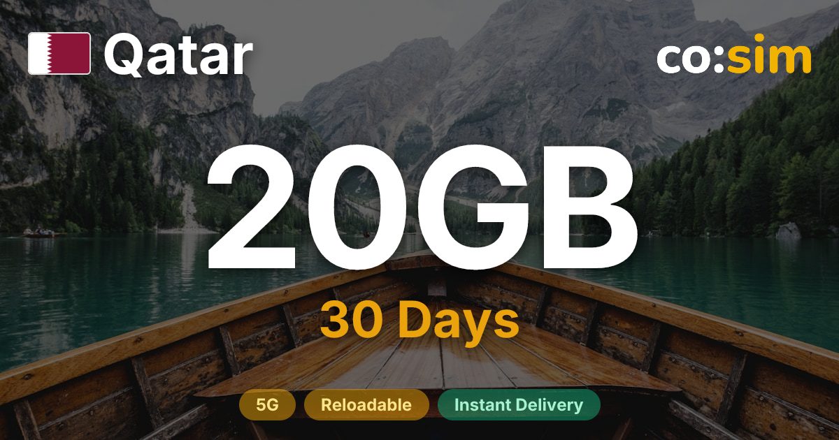 Qatar eSIM — 20GB