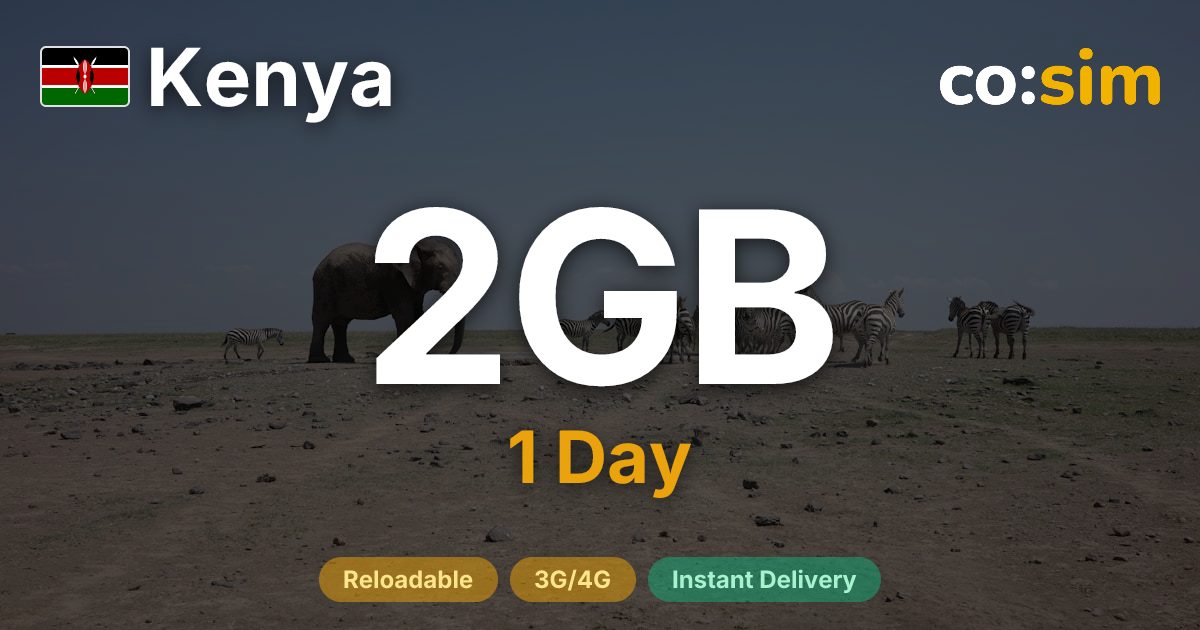 Kenya eSIM — 2GB+∞