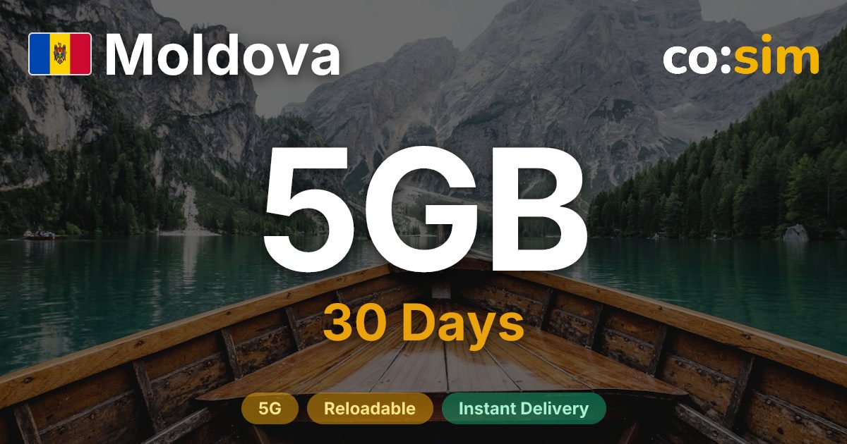 Moldova eSIM — 5GB