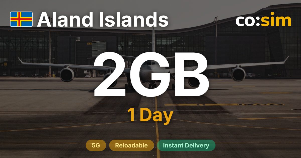 Åland Islands eSIM — 2GB+∞