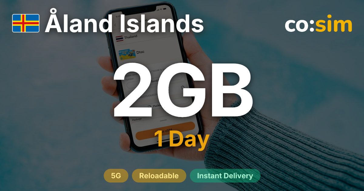 Islas Åland eSIM — 2GB+∞