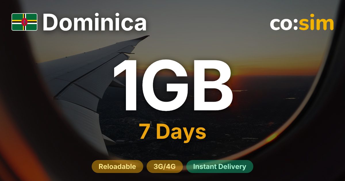 Dominica eSIM — 1GB
