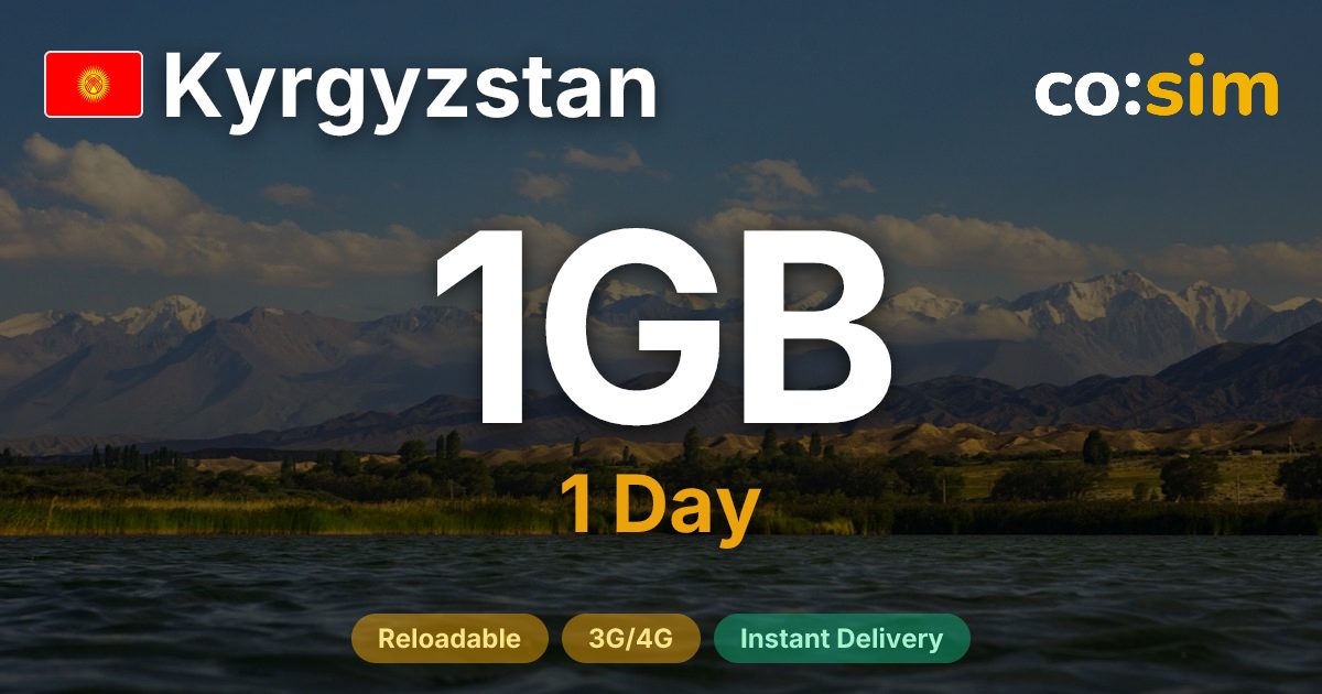 Kyrgyzstan eSIM — 1GB+∞