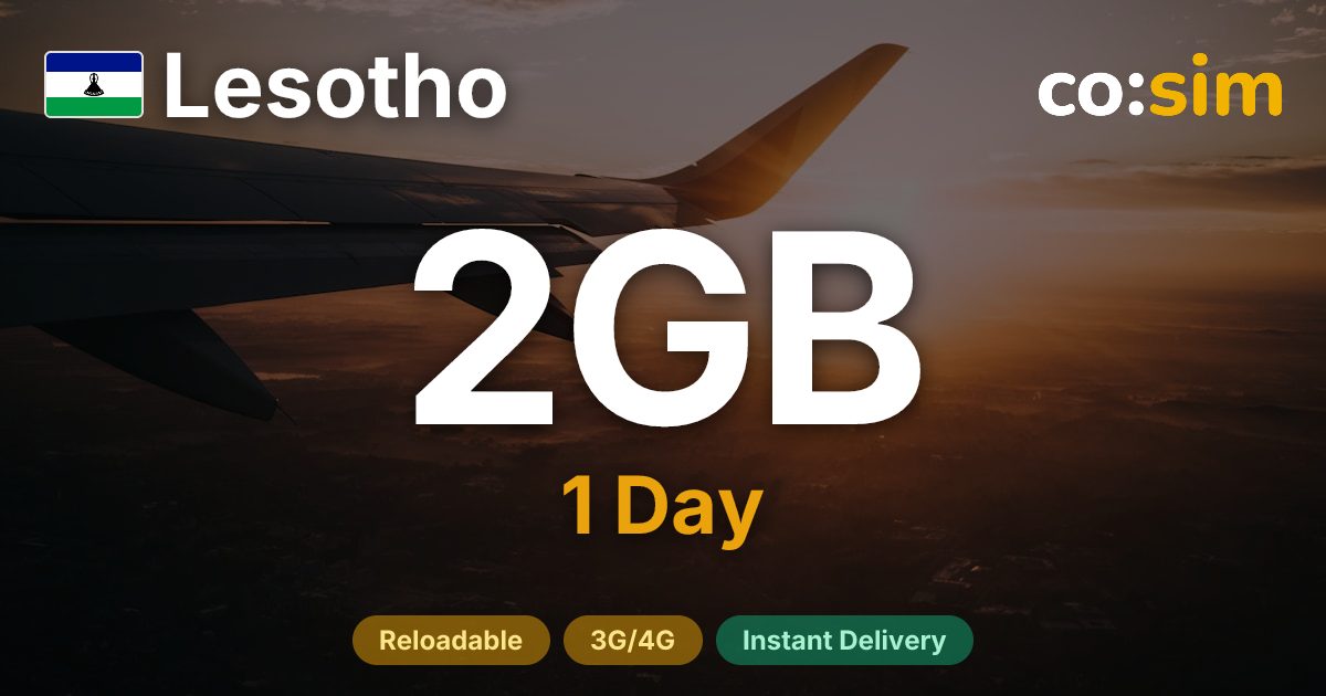 Lesotho eSIM — 2GB+∞
