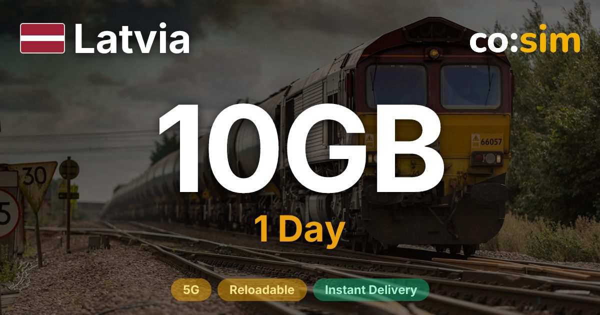 ラトビア eSIM — 10GB+∞