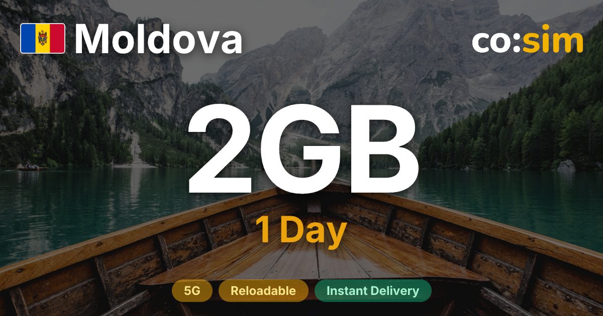 Moldavie eSIM — 2GB+∞