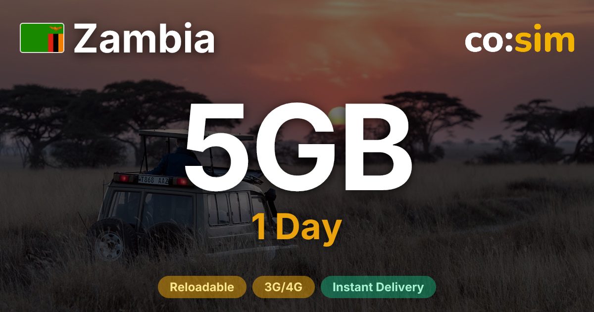 잠비아 eSIM — 5GB+∞