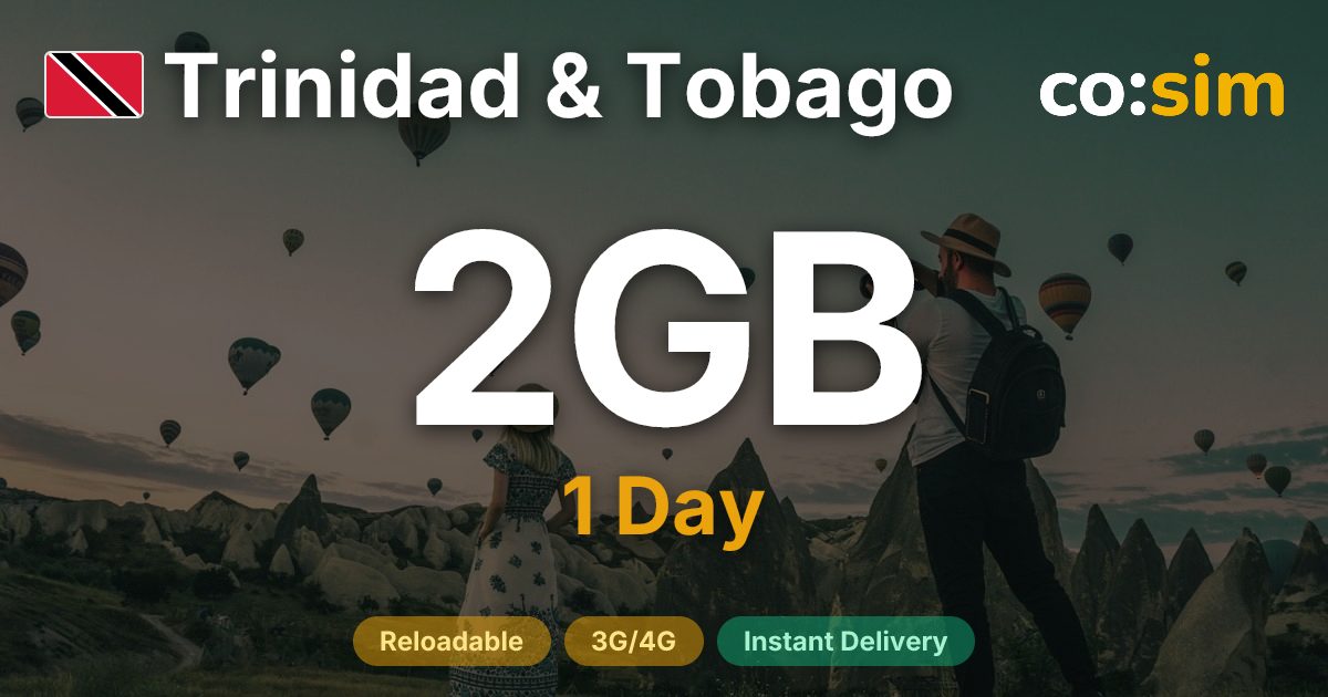 Trinidad y Tobago eSIM — 2GB+∞