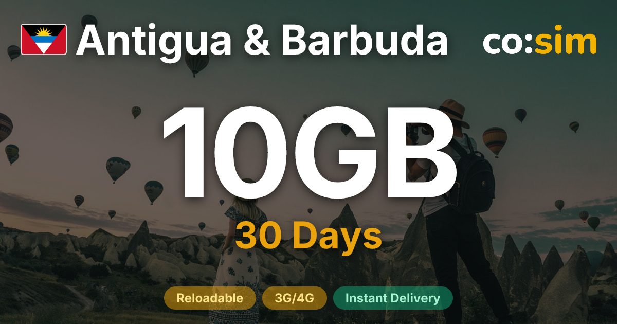 Antigua & Barbuda eSIM — 10GB