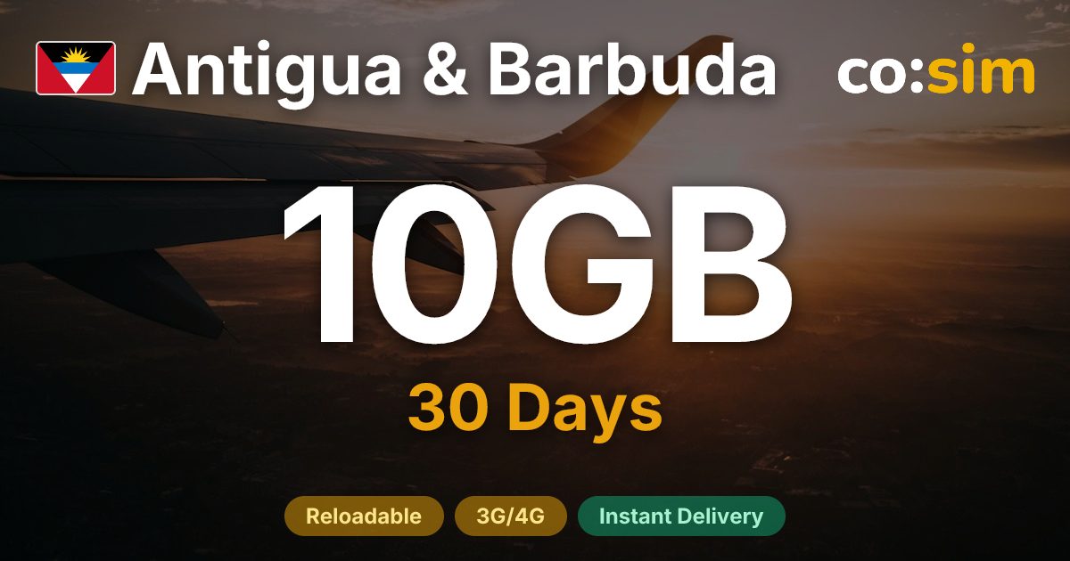 Antigua y Barbuda eSIM — 10GB