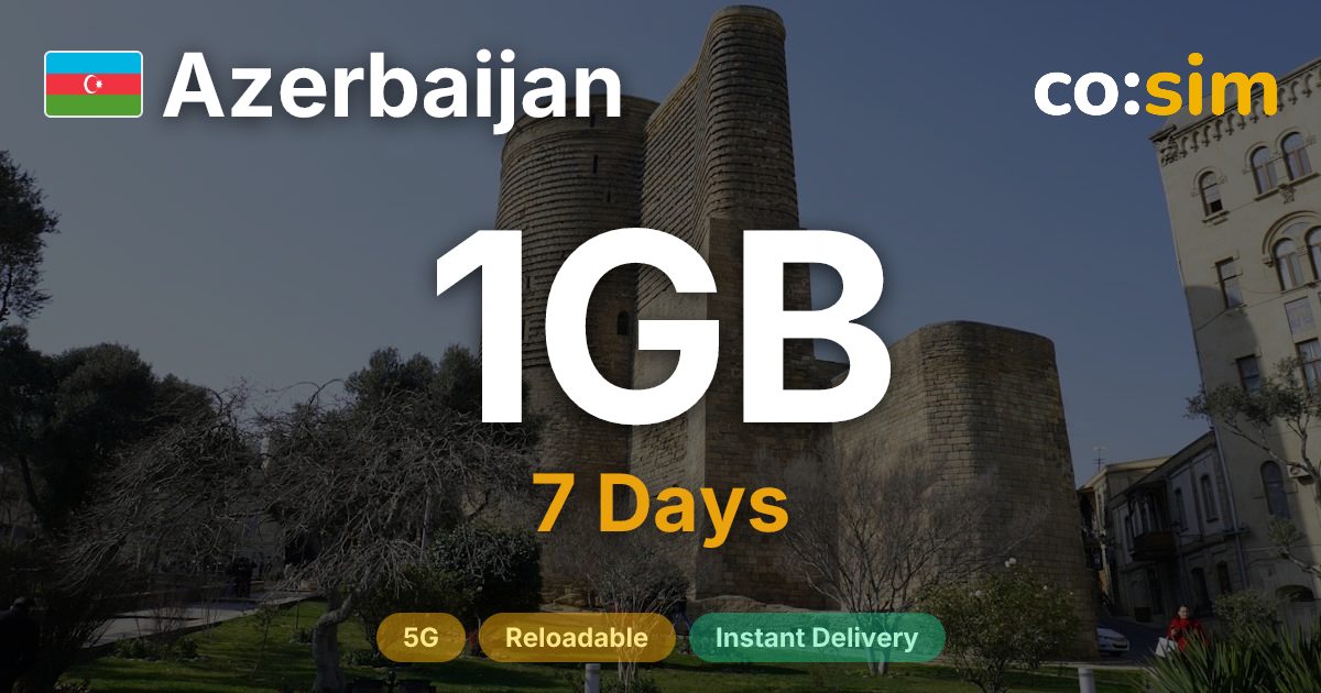 Azerbaijan eSIM — 1GB