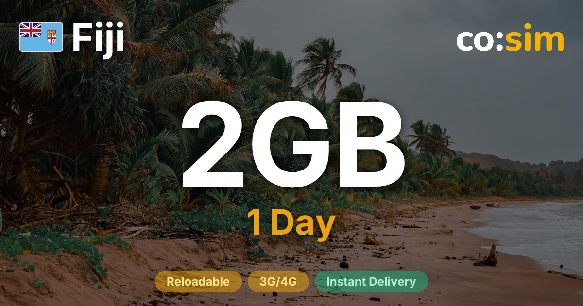 フィジー eSIM — 2GB+∞