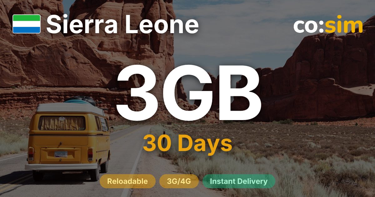 Sierra Leone eSIM — 3GB