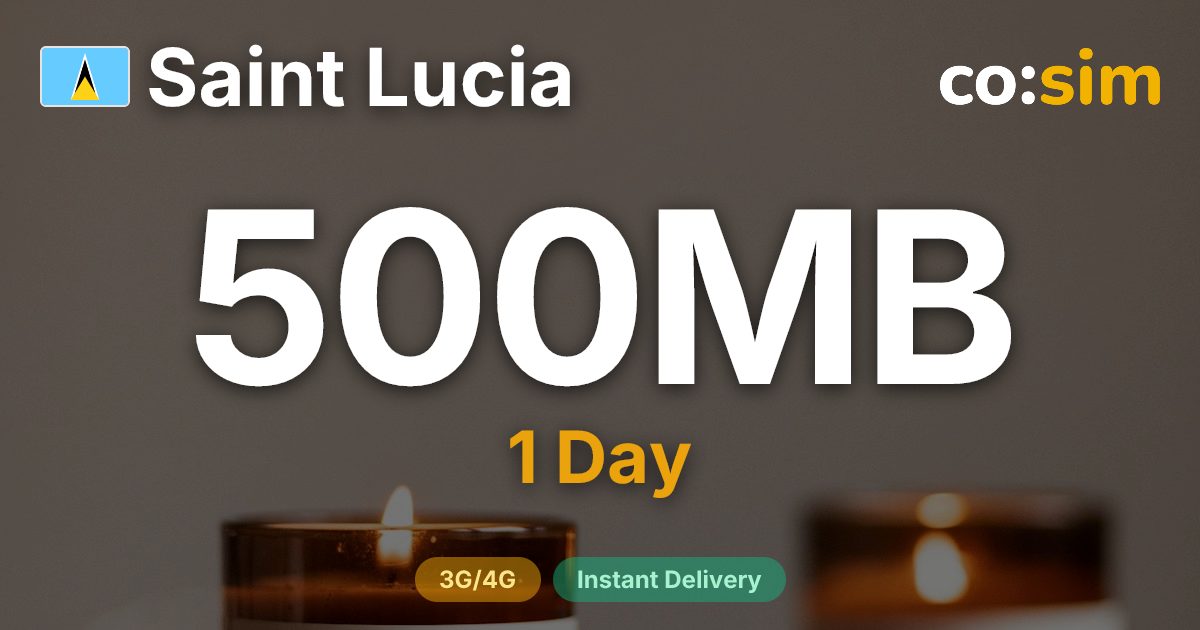 Saint Lucia eSIM — 500MB+∞