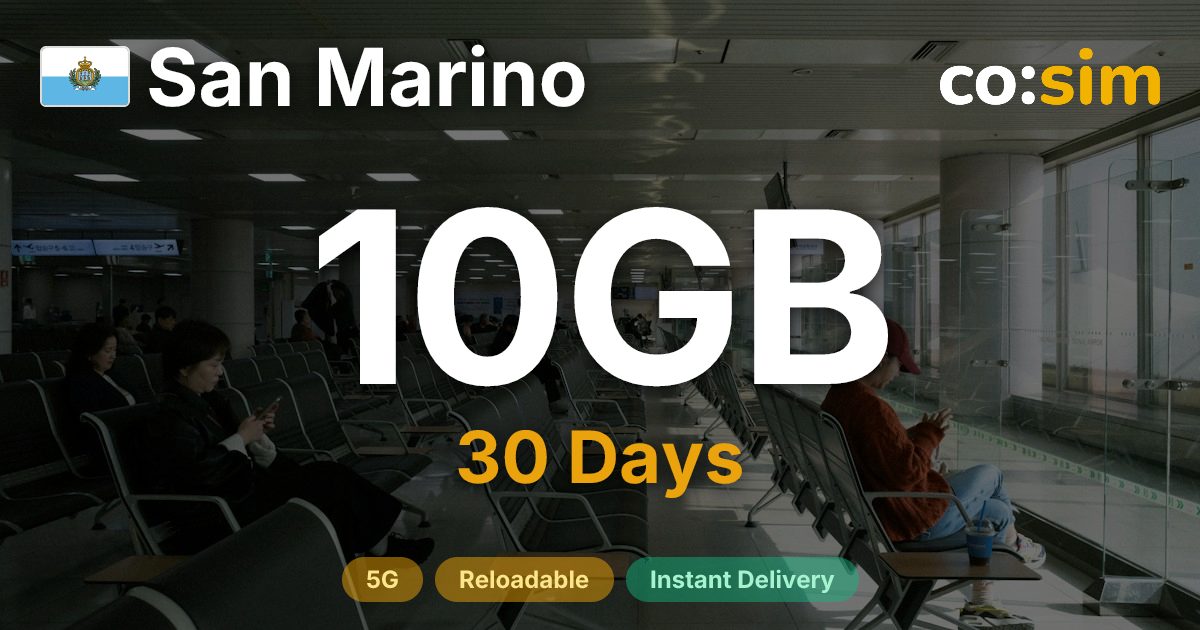 San Marino eSIM — 10GB