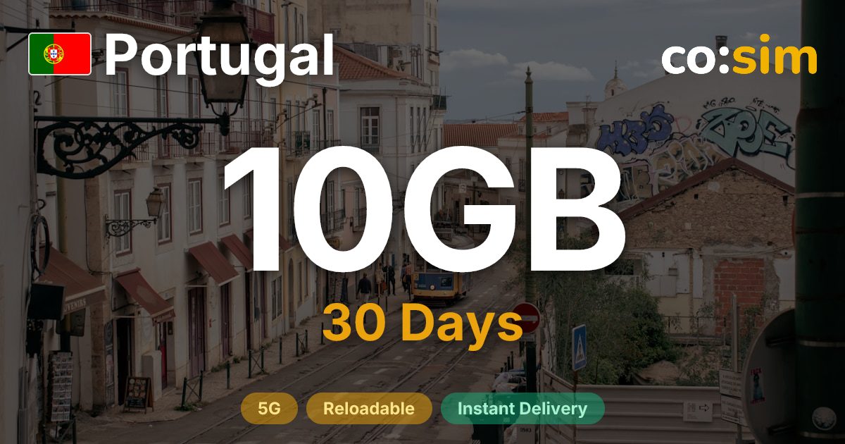 Portugal eSIM — 10GB