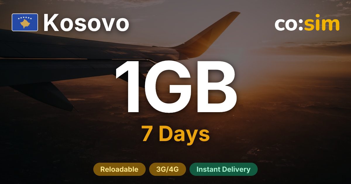 Kosovo eSIM — 1GB