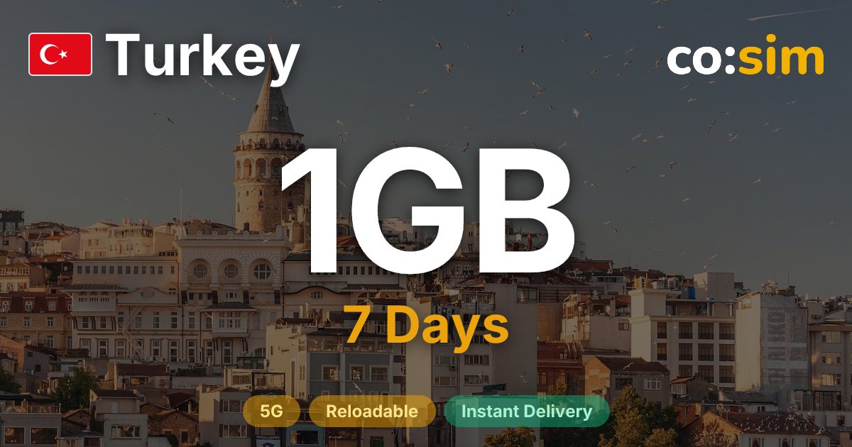 Turkey eSIM — 1GB