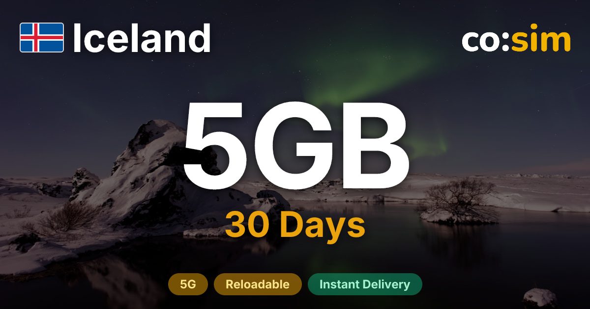 Iceland eSIM — 5GB