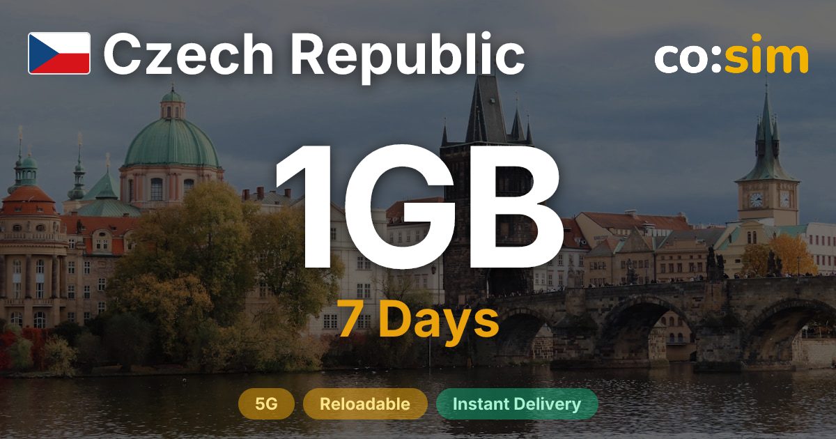 Czechia eSIM — 1GB