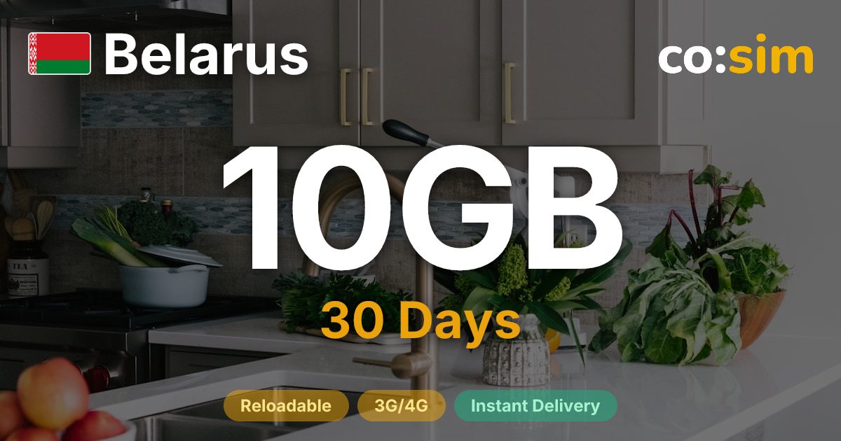 Belarus eSIM — 10GB