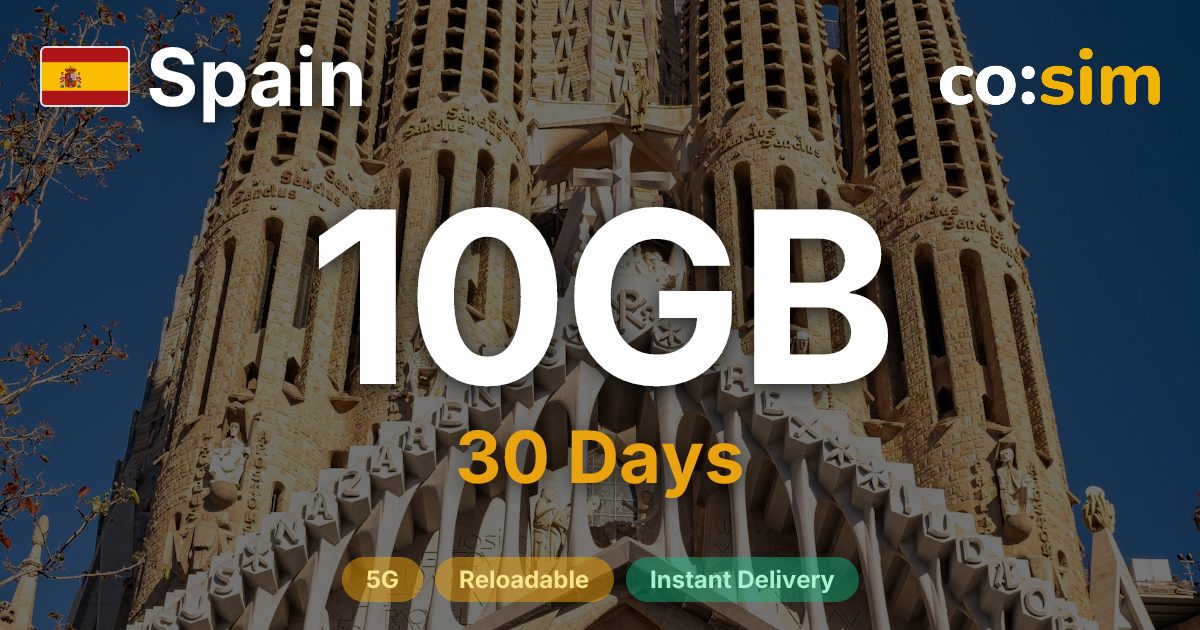 Spain eSIM — 10GB