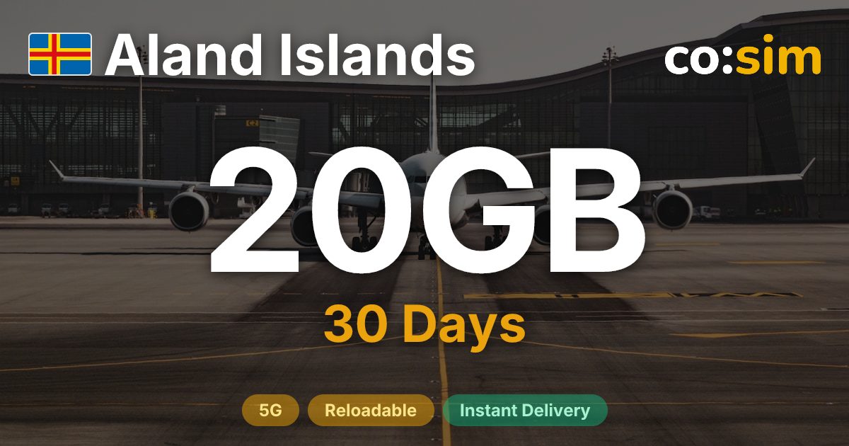 Åland Islands eSIM — 20GB