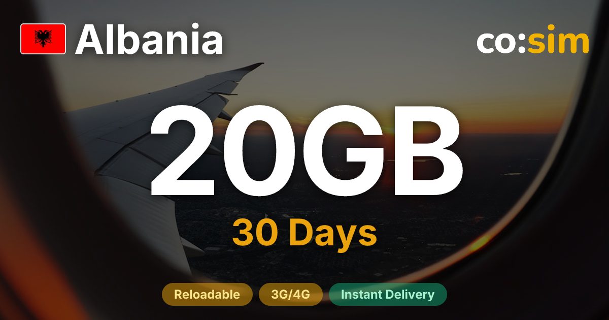 Albania eSIM — 20GB