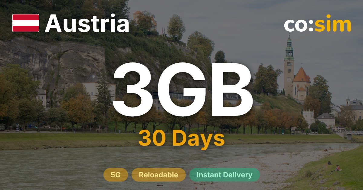 Austria eSIM — 3GB