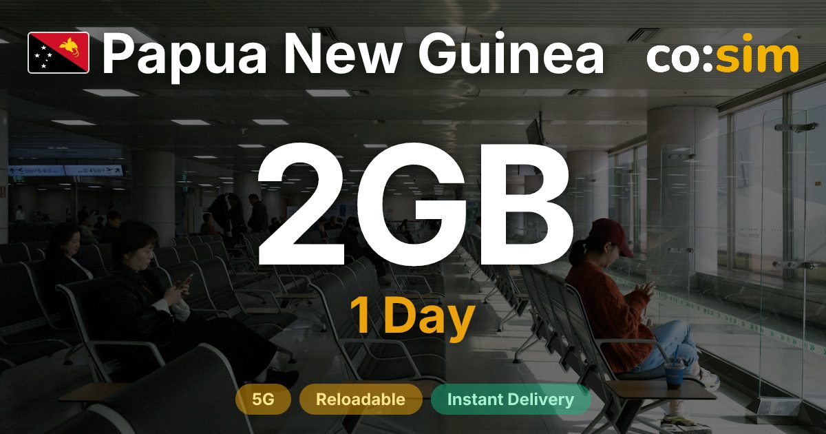 Papua New Guinea eSIM — 2GB+∞