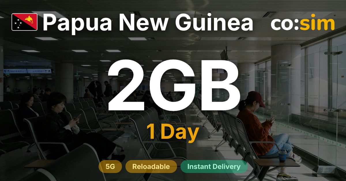 Papouasie-Nouvelle-Guinée eSIM — 2GB+∞