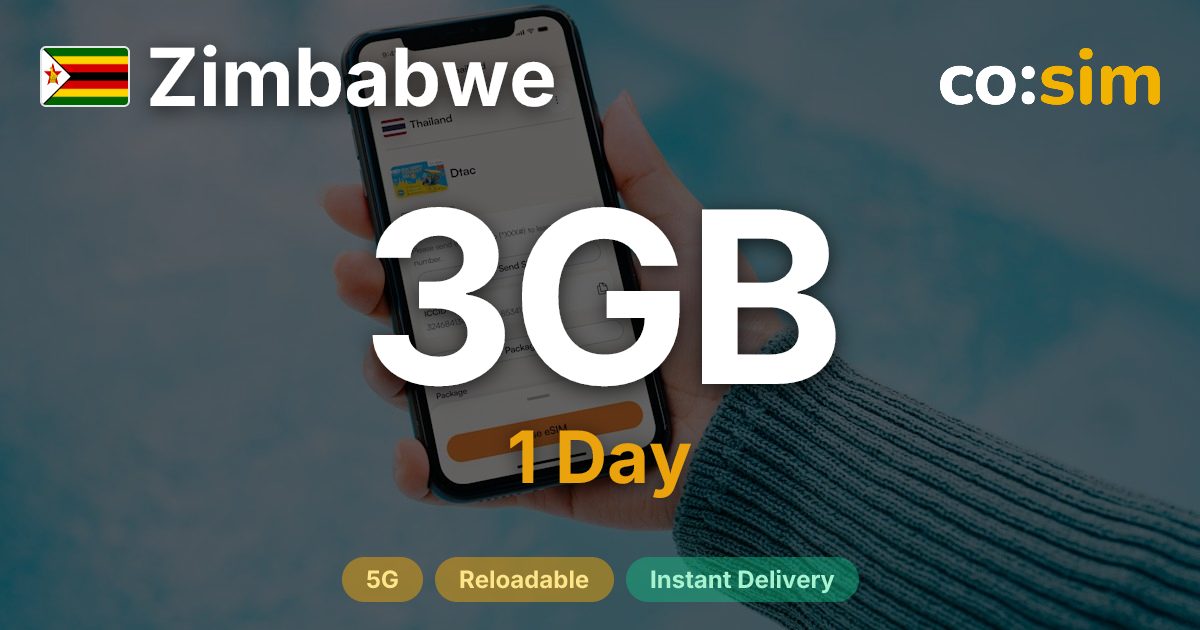 Zimbabwe eSIM — 3GB+∞