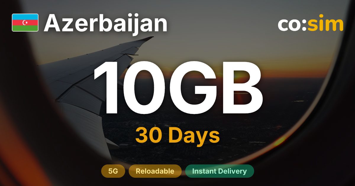 Azerbaijan eSIM — 10GB