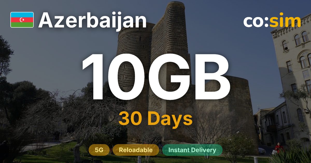 Azerbaijan eSIM — 10GB